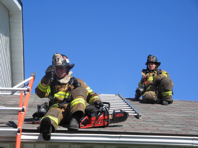 Live fire training on Dowlin Forge Road 2005.